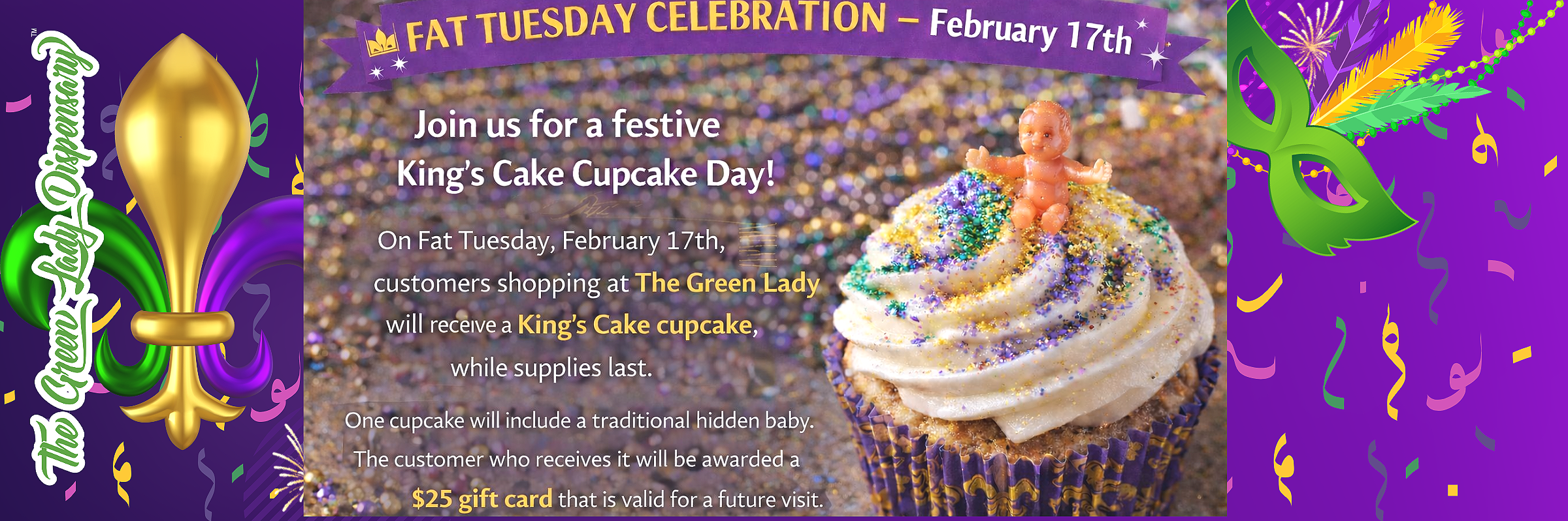Celebrate Fat Tuesday with Us! – February 17th