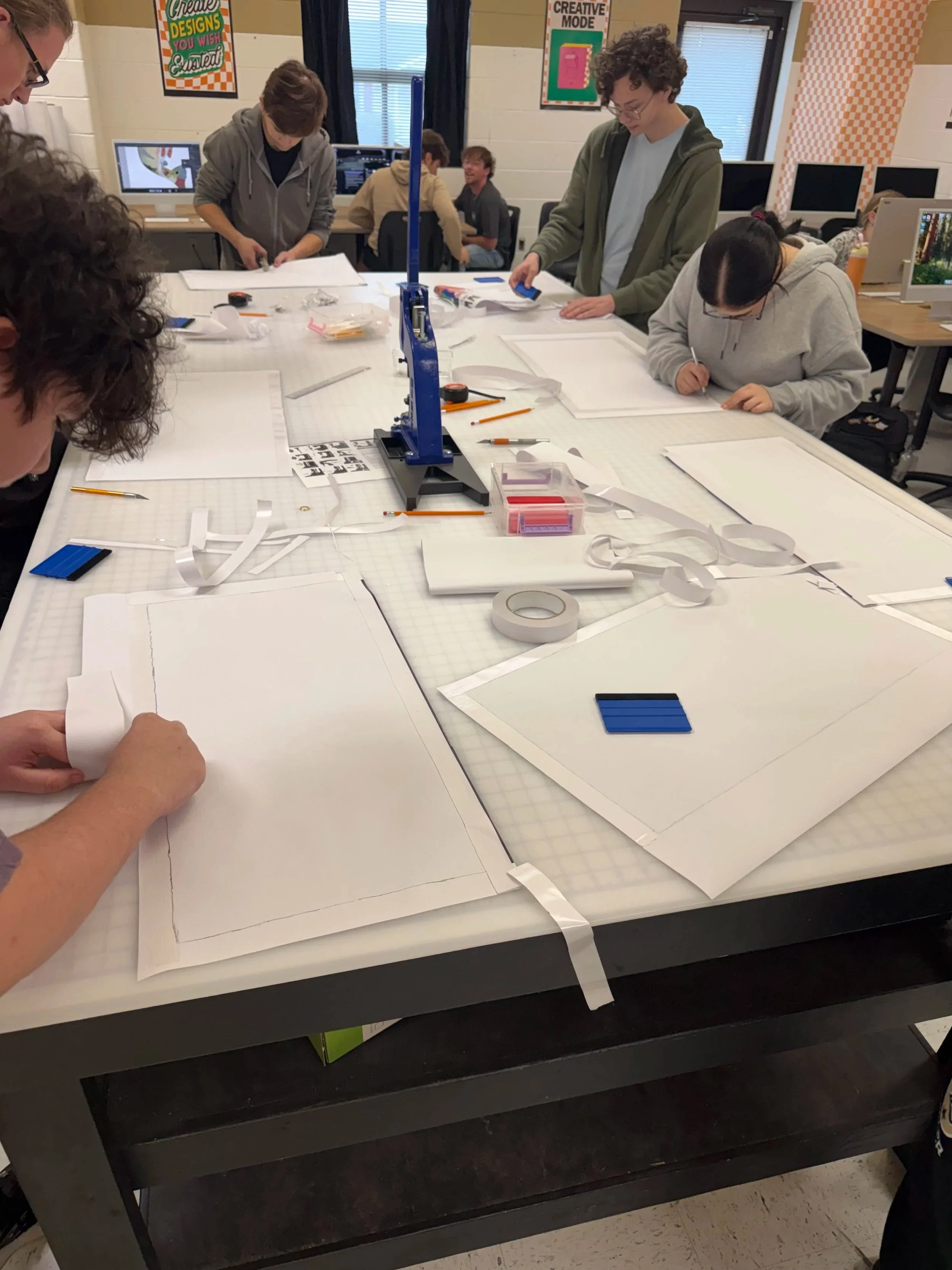 Hands-on banner production