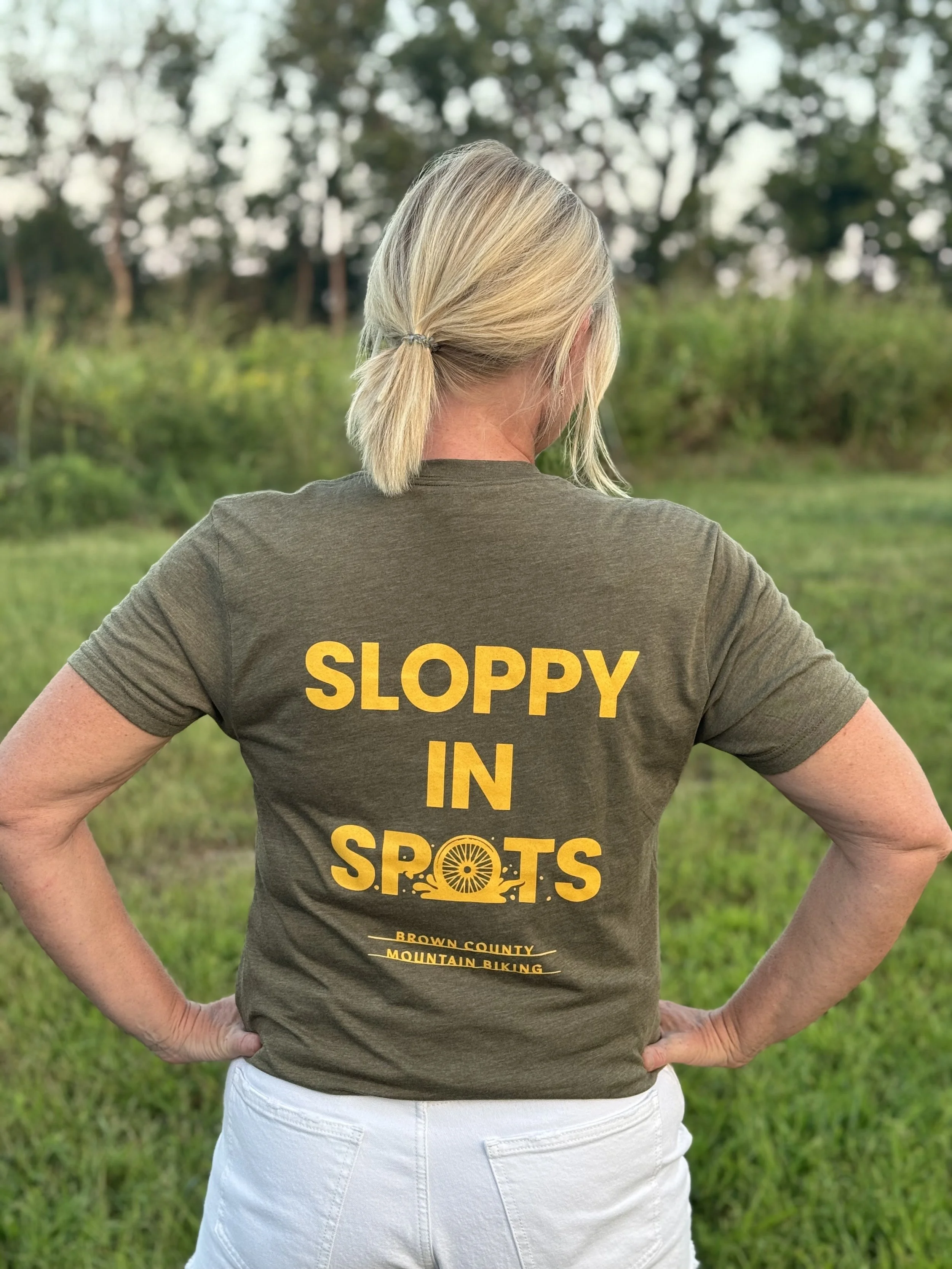 Sloppy In Spots T-Shirt with Quaff On!