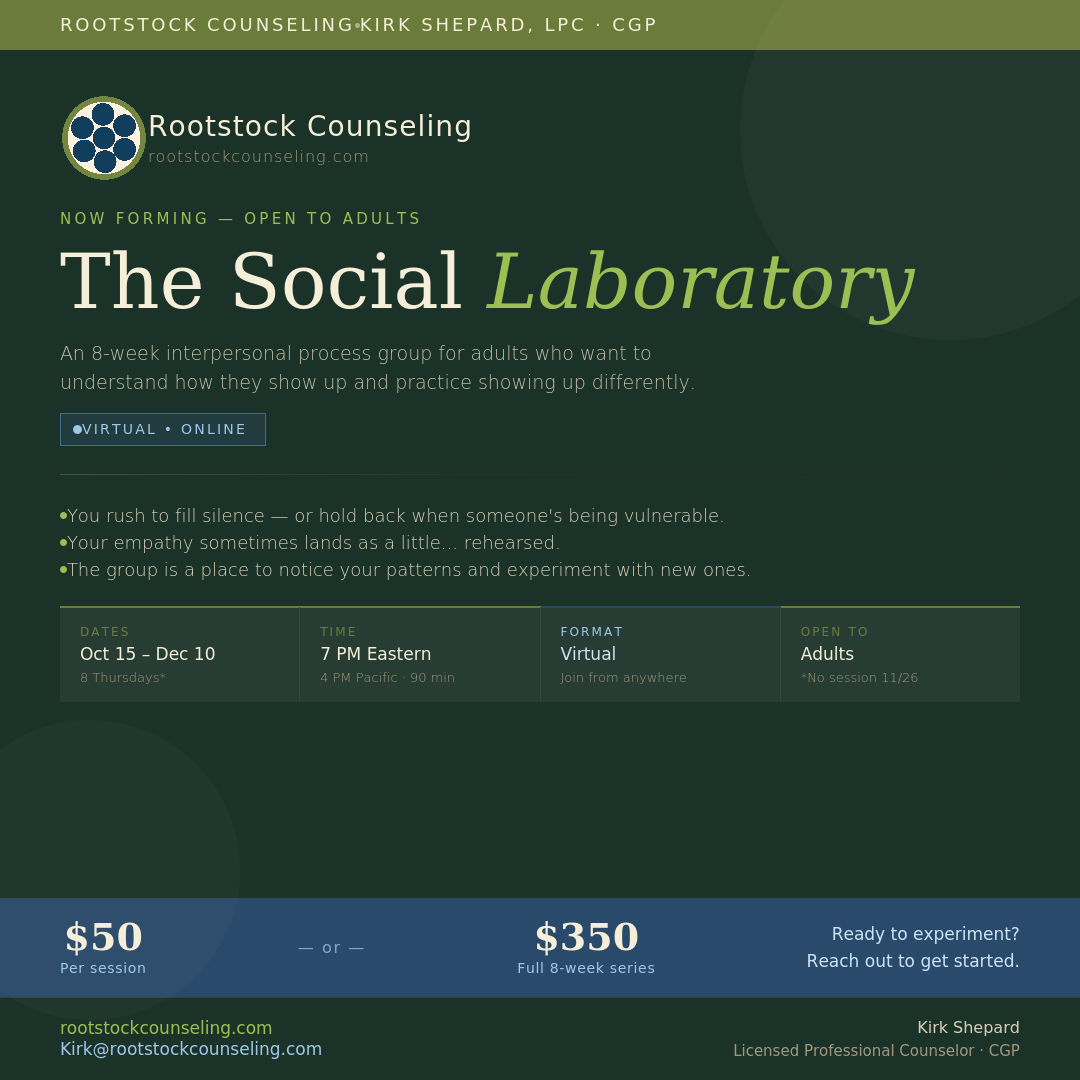 The Social Laboratory