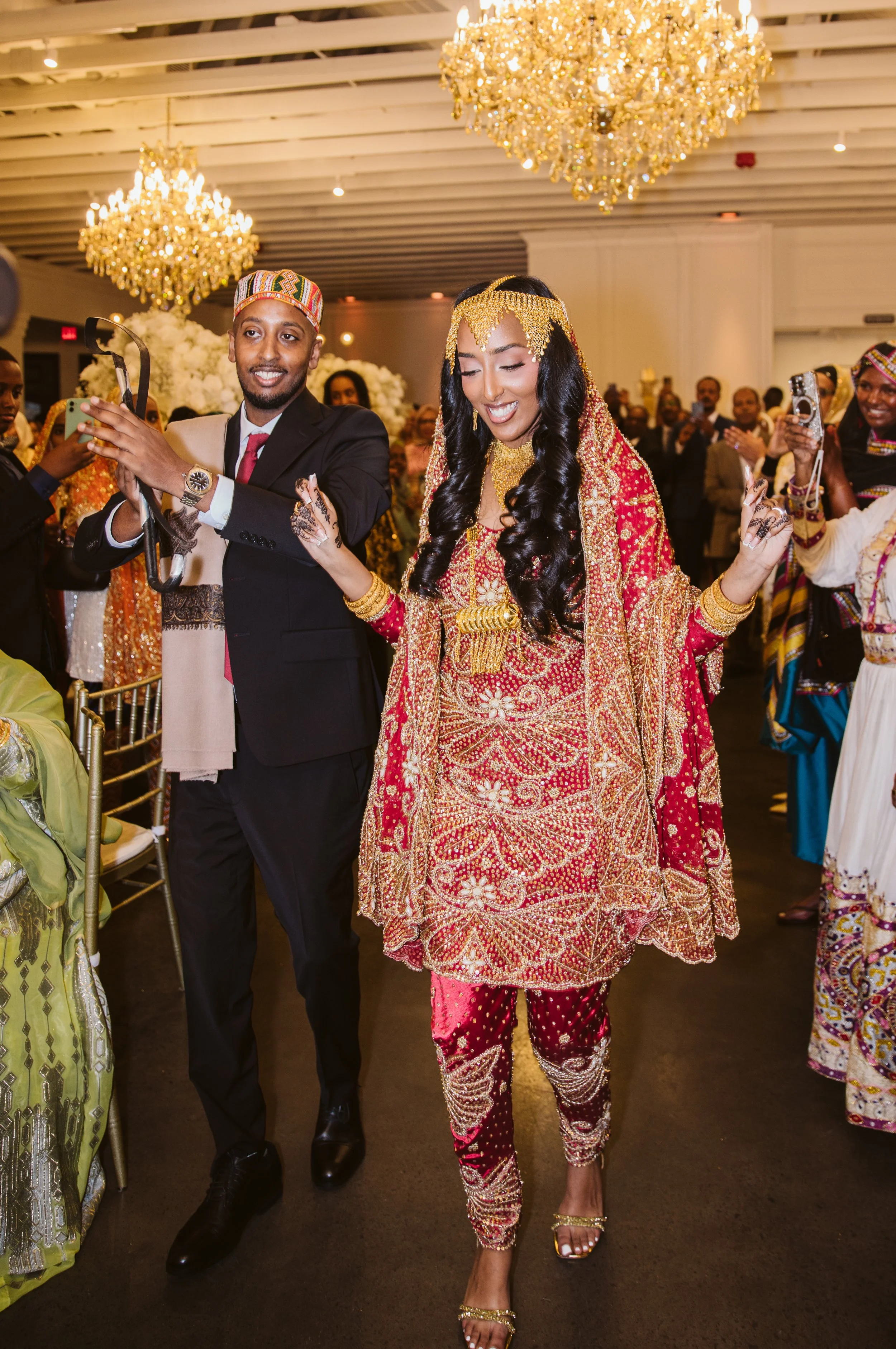 First Look of the Couple | Ethiopian &amp; American Wedding