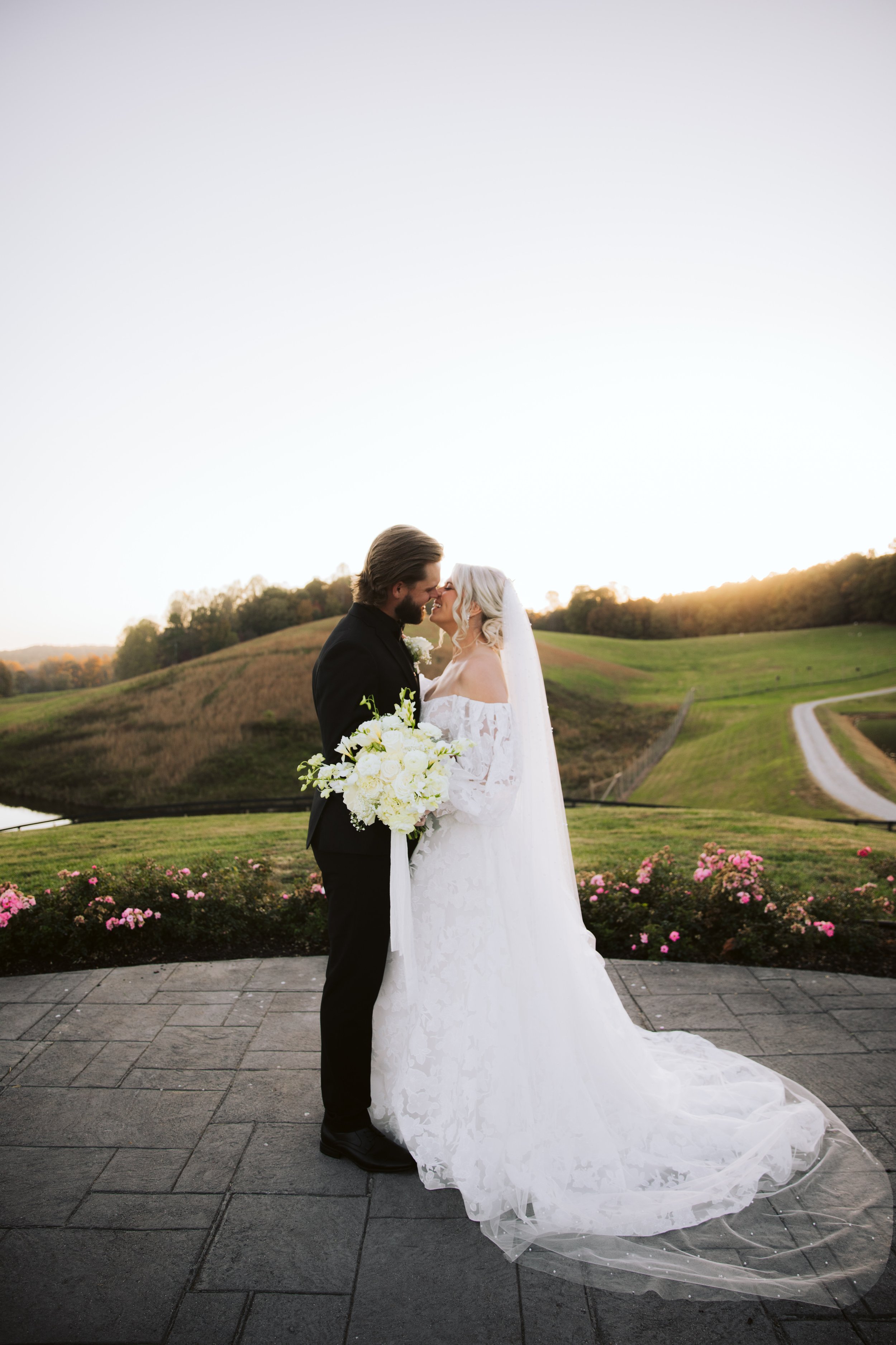 ntimate Sunset Wedding Portrait in Georgia