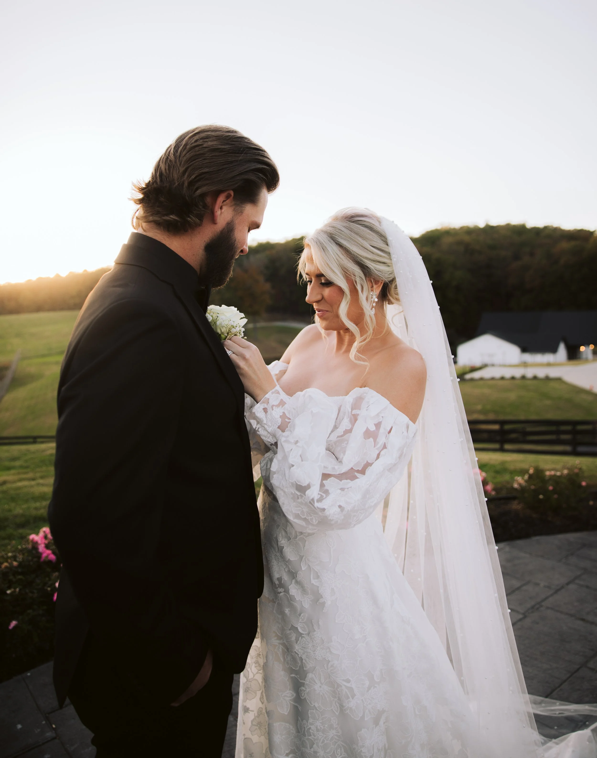 just Married at North Georgia Vineyard Wedding