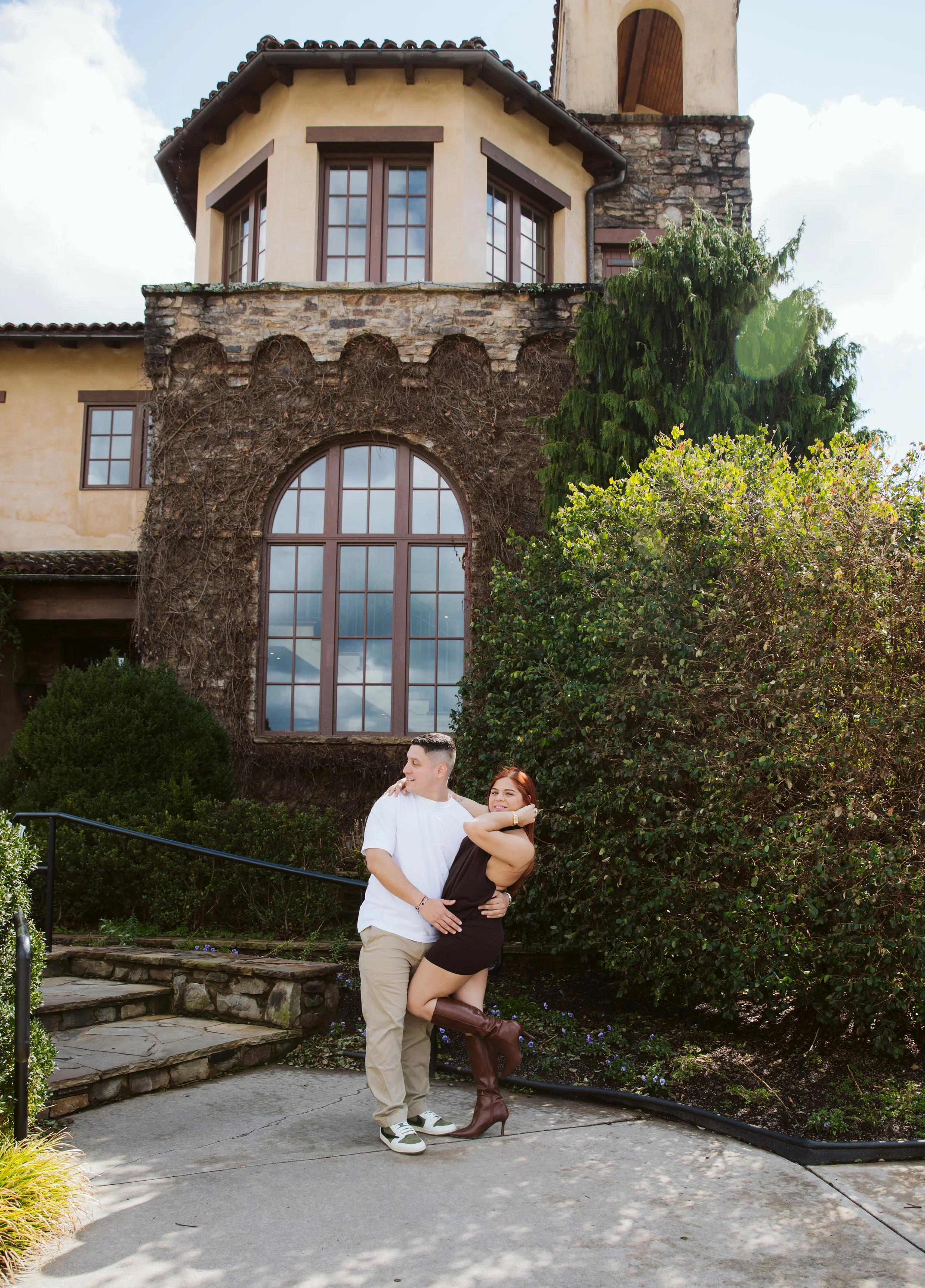 showing off ring at montaluce winery