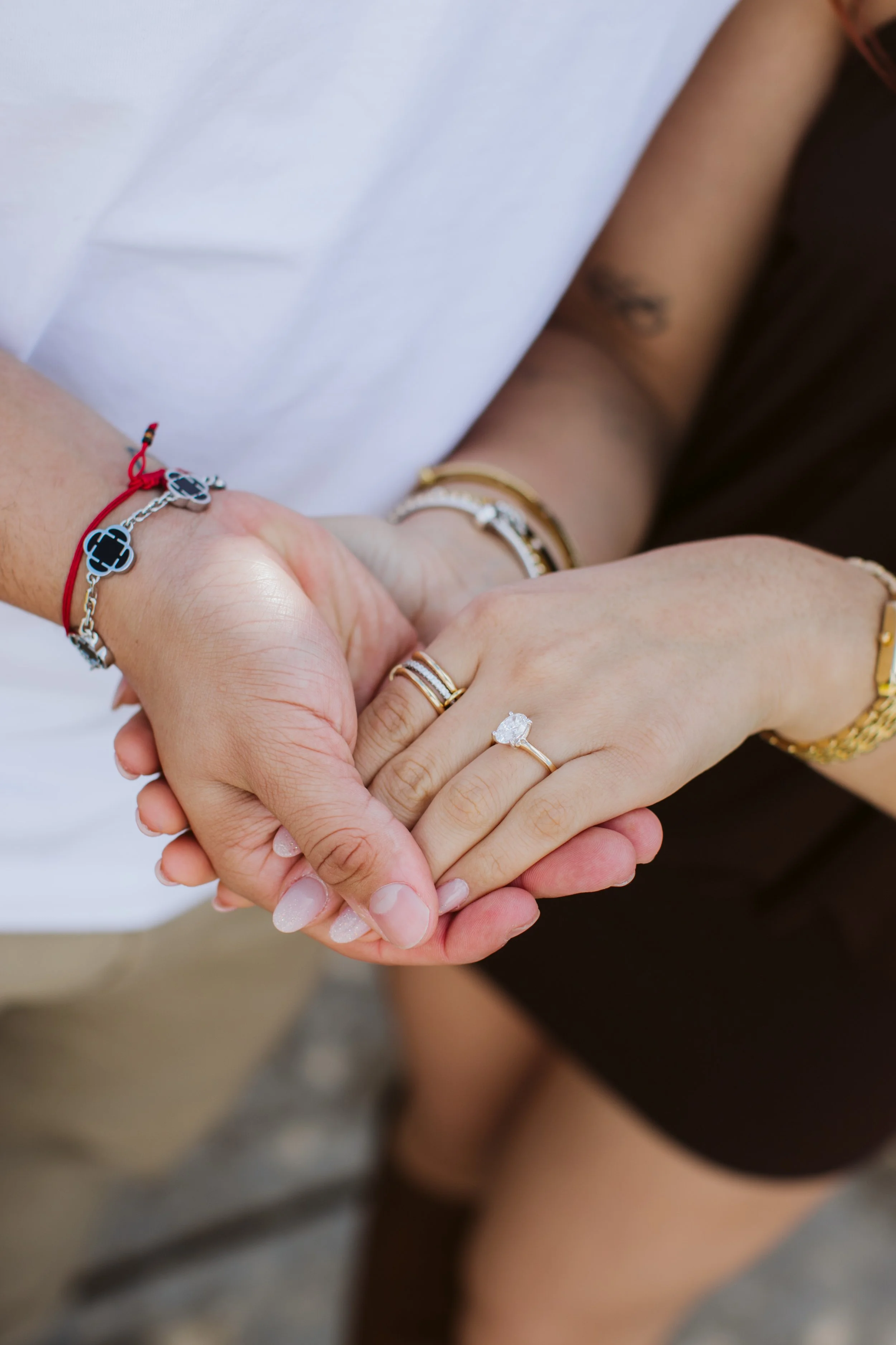Diamond Engagement Ring Close-up at Montaluce