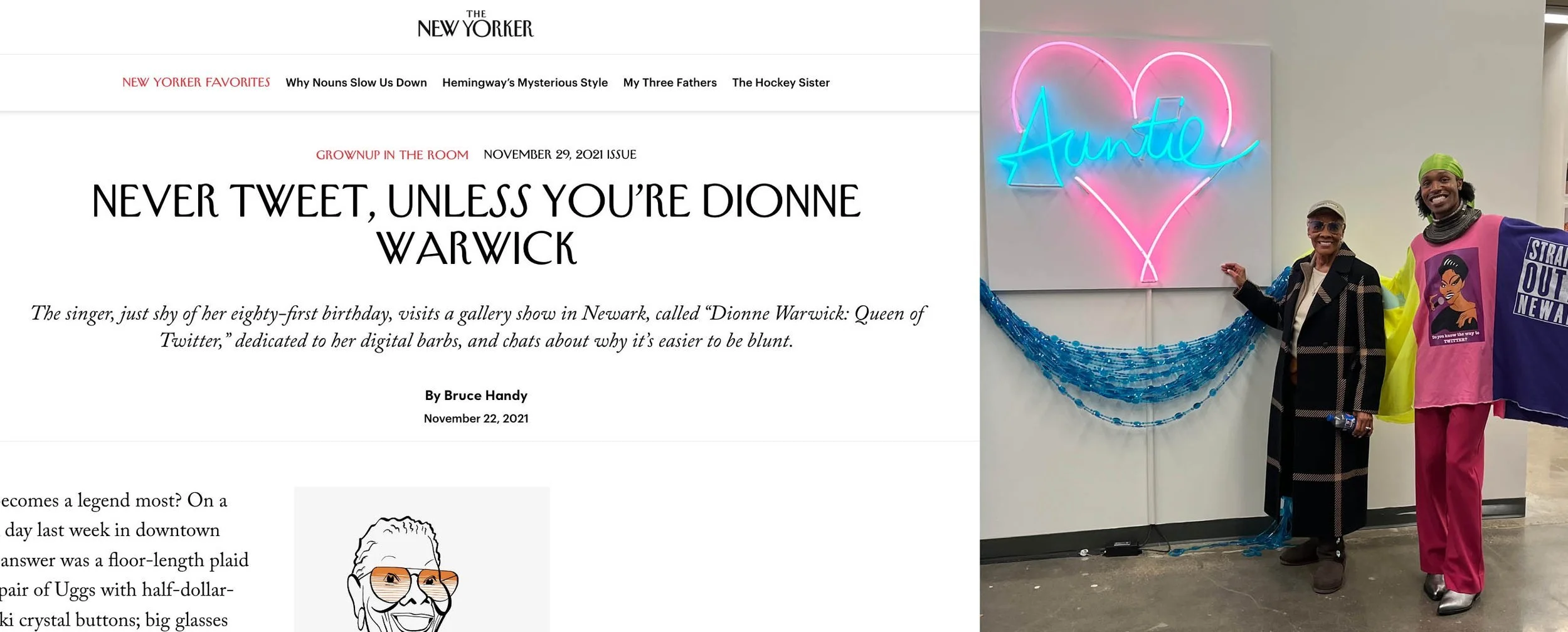 Never Tweet, Unless You’re Dionne Warwick