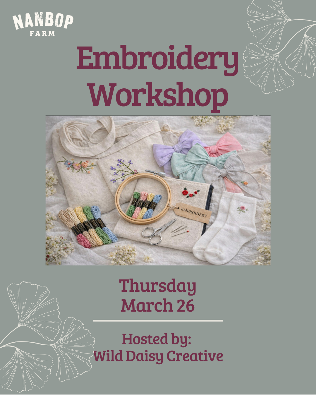 Embroidery Workshop