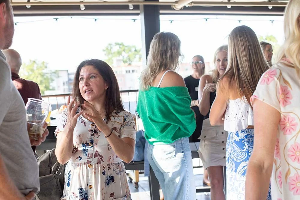 Business networking at a Rally NoCo event