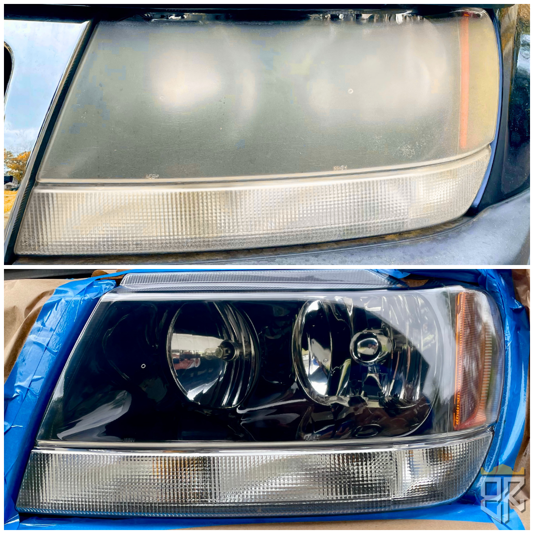  Jeep Headlight Restoration Charlotte NC