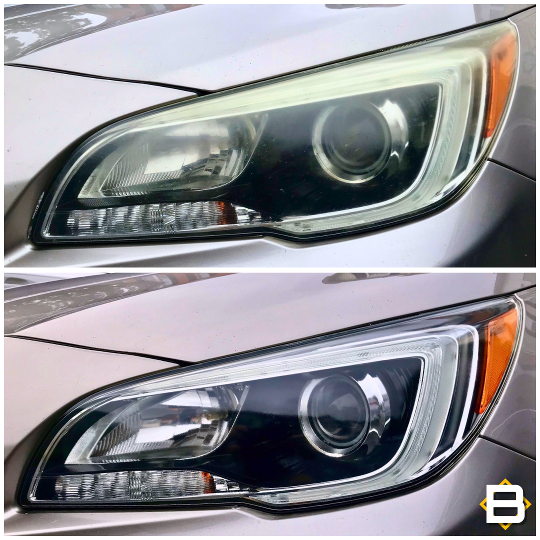 Headlight Lens Clear Coat Restoration