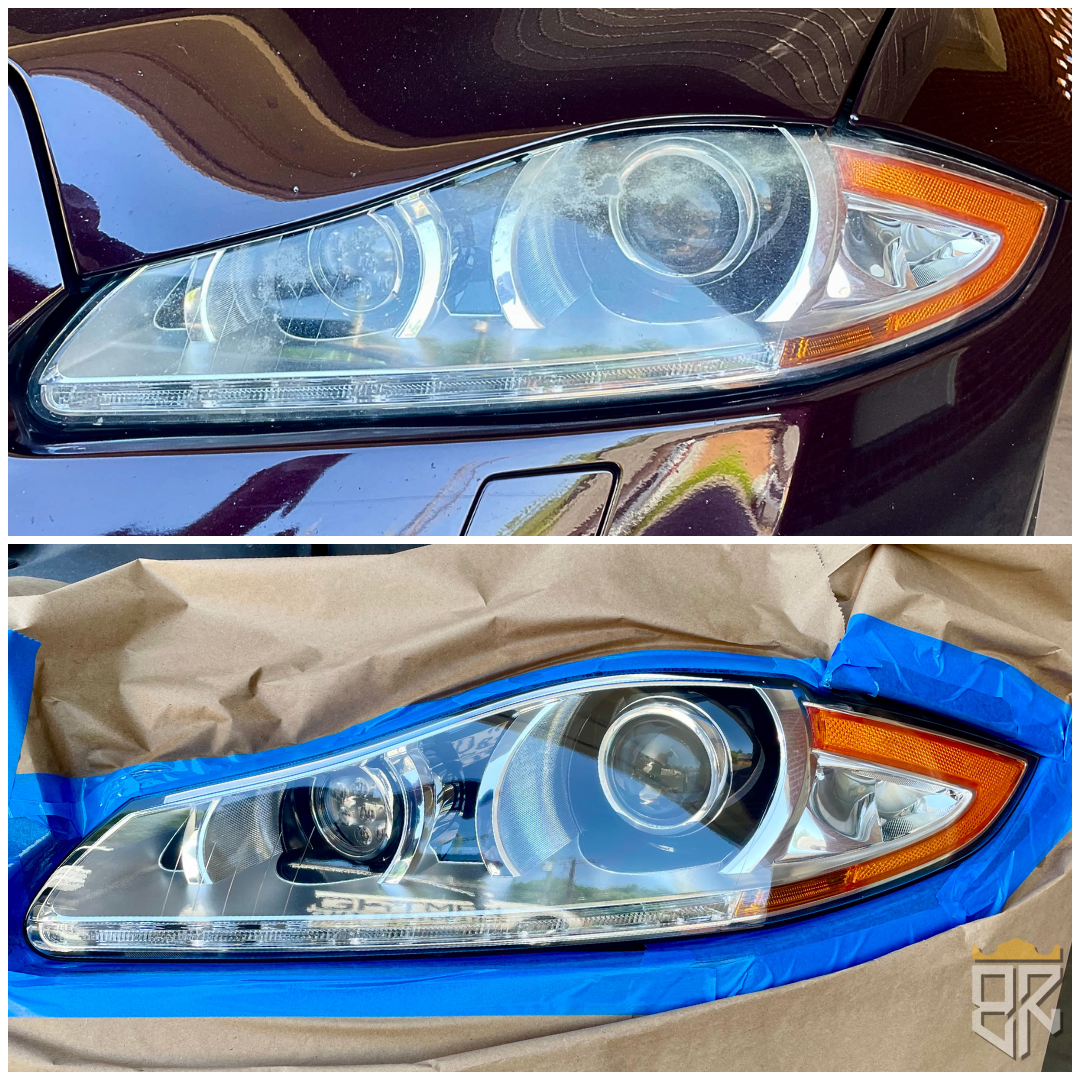 Jaguar Headlight Restoration Charlotte NC