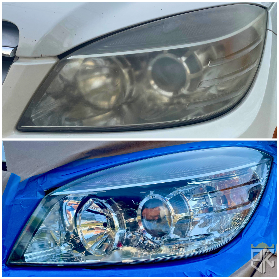 Mercedes Benz Headlight Restoration Charlotte NC