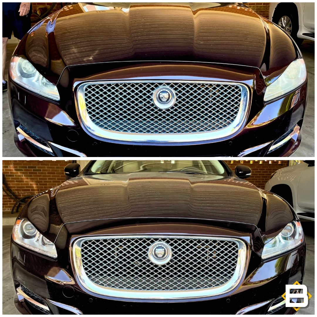 Jaguar Headlight Restoration