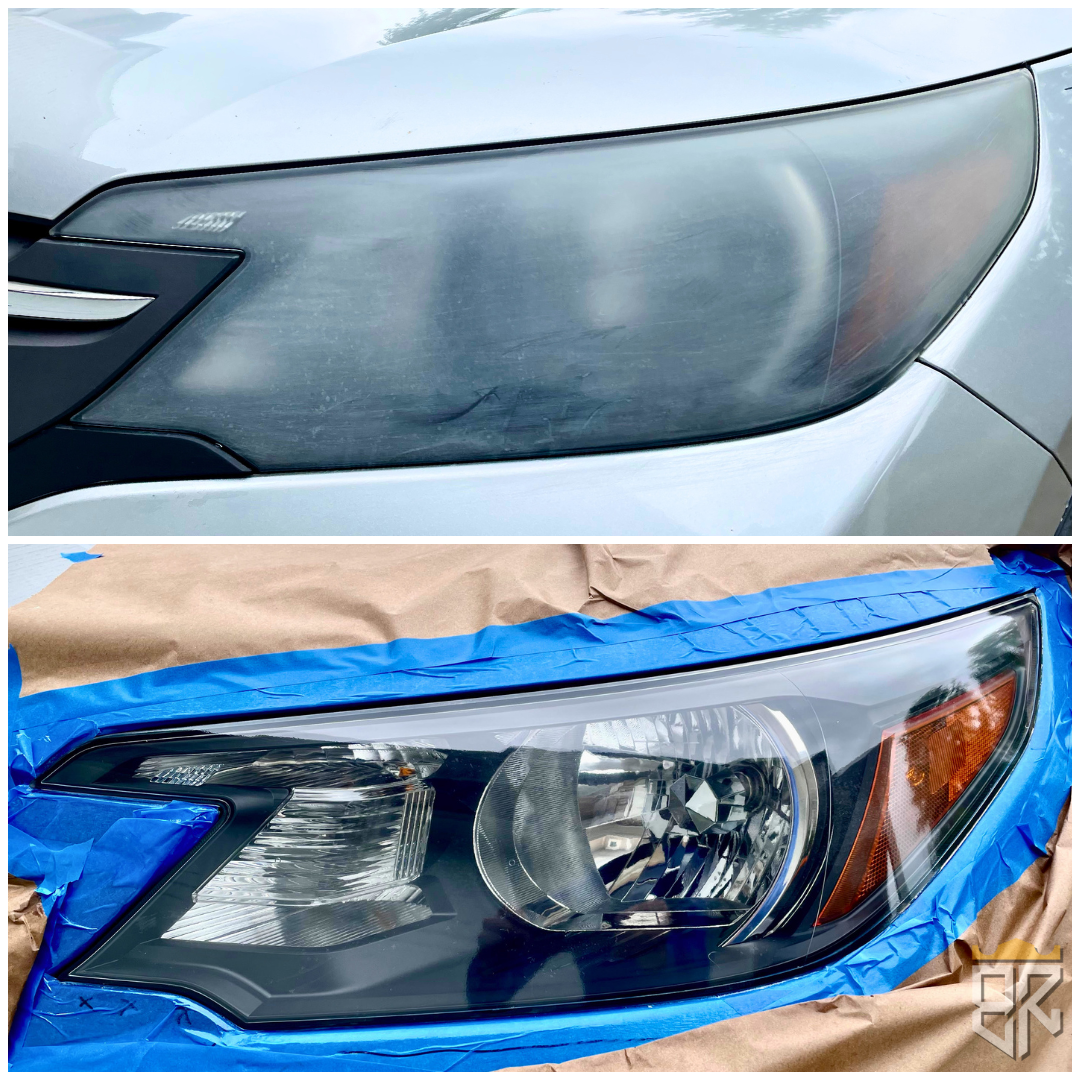 Honda CR-V Headlight Restoration Charlotte NC
