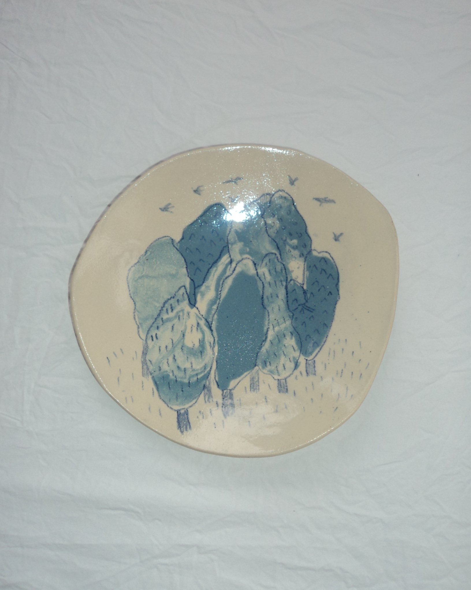 big 'trees' plate