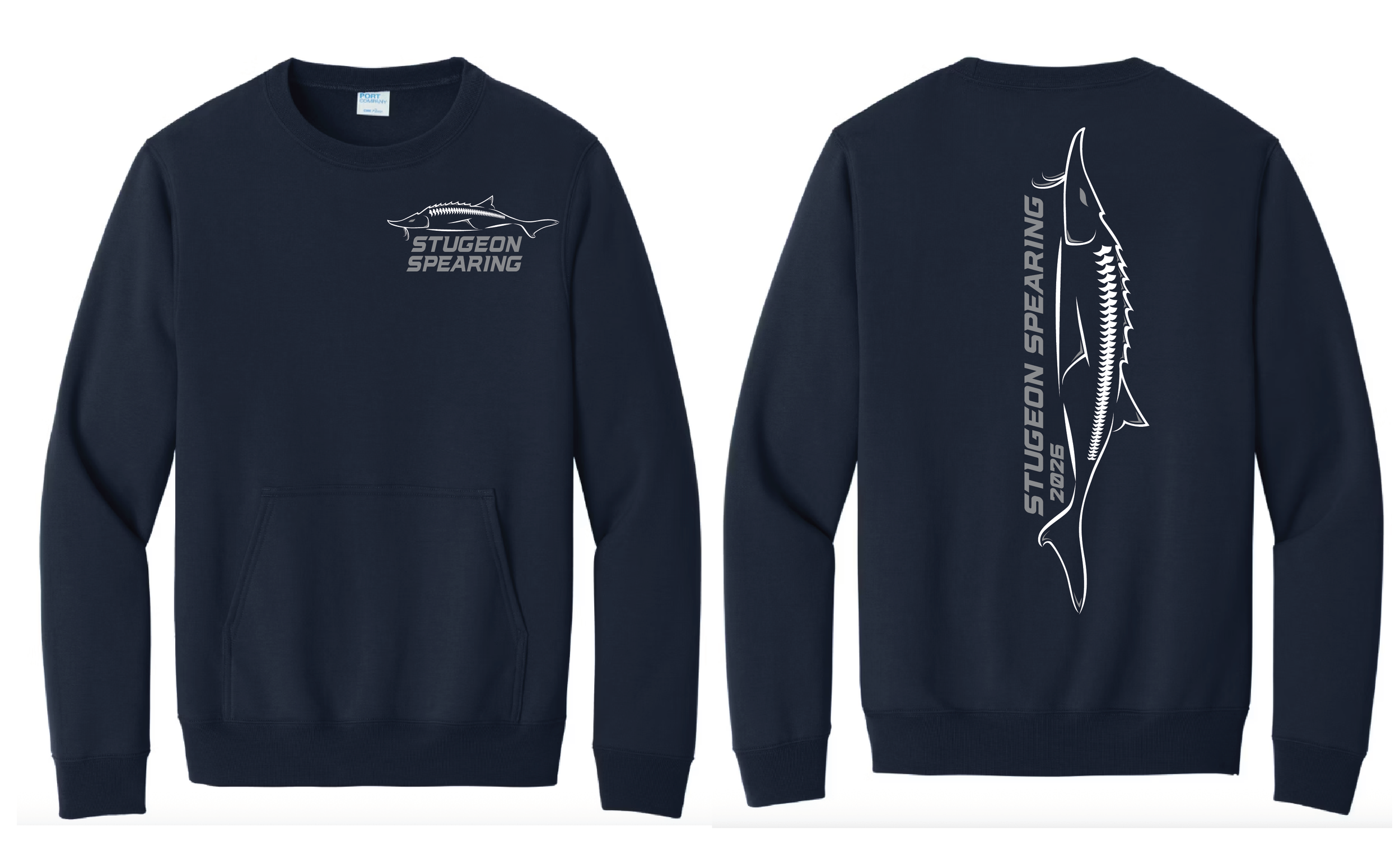 Sturgeon Crewneck W/ Pockets