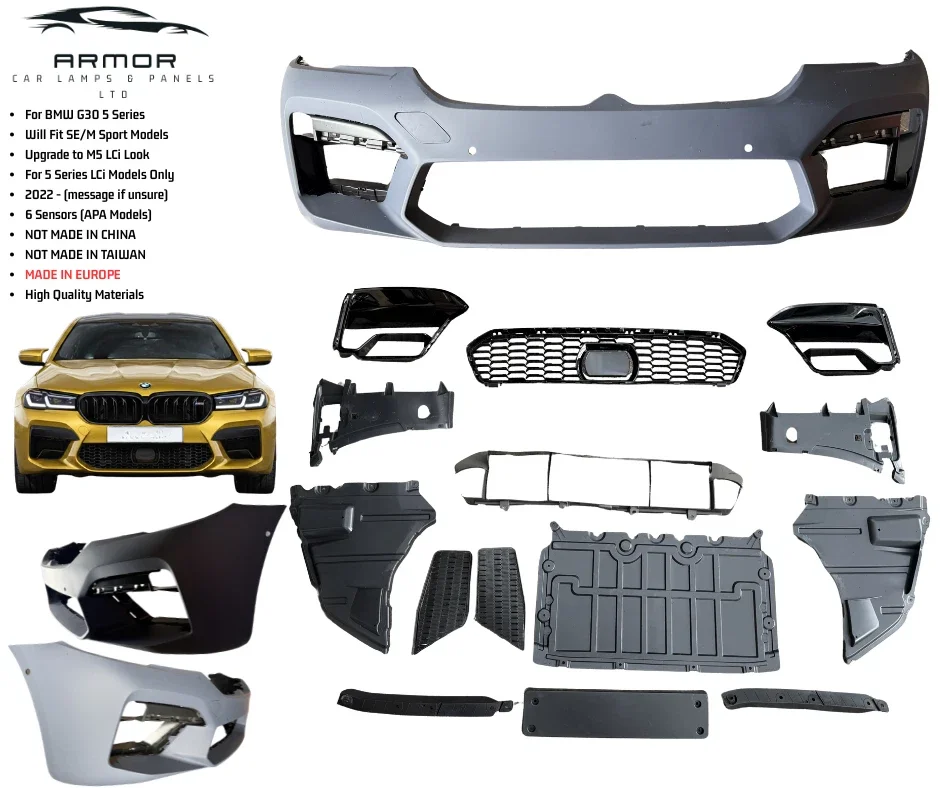 BMW G30 5 Series Front Bumper M5 Conversion Kit