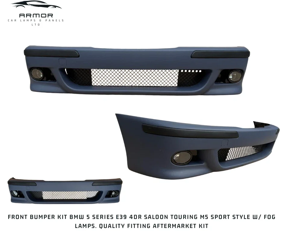 BMW 5 Series E39 M5 Style Front Bumper Kit With Fog Lamps