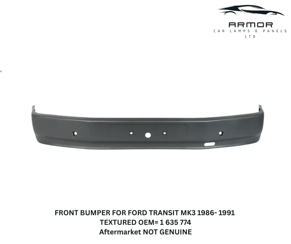 Ford Transit MK3 Front Bumper Textured 1986 1987 1988 1989 1990 1991