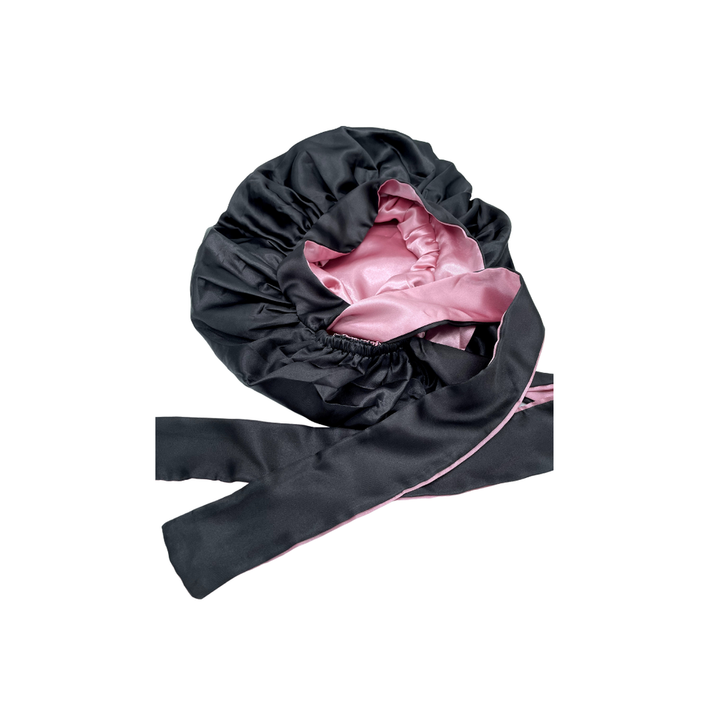 Silk Bonnets Black and Pink — UpperHairchelon display picture 1