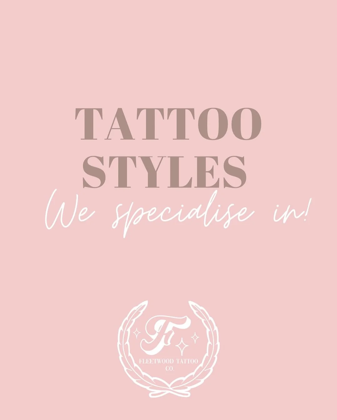 Here are some of the tattoo styles in which we specialise in here at Fleetwood Tattoo Co! ✨
We’ve tagged the artists on the pictures so you can see who did each piece! 
It’s so great having such a diverse studio where our artists are mu