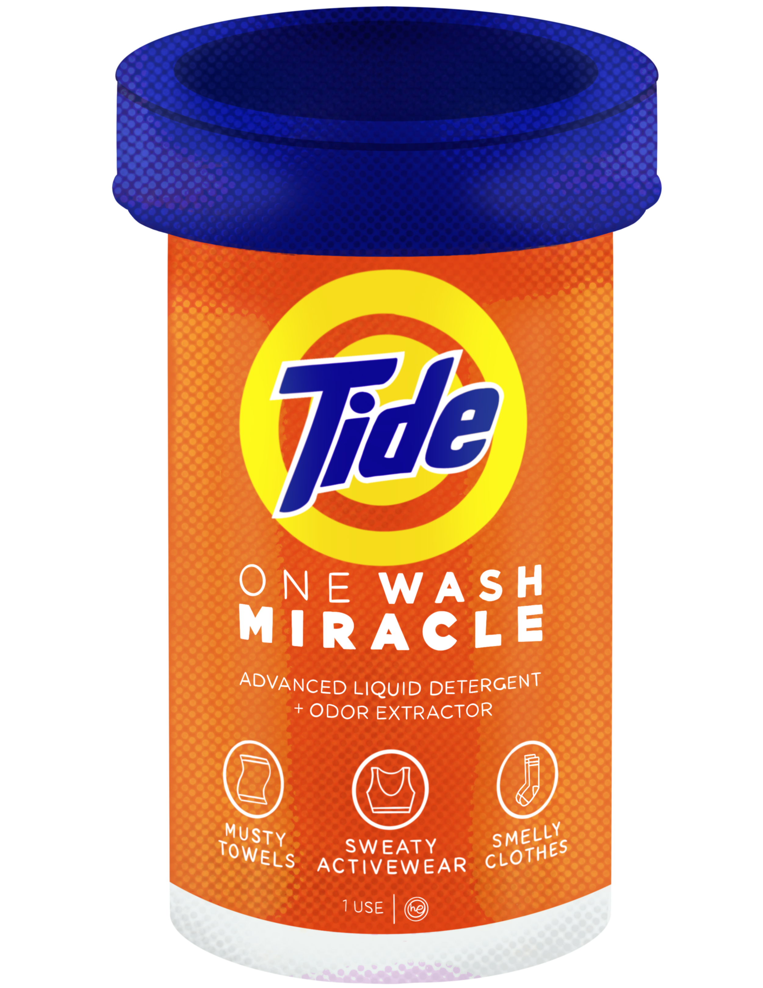 Tide One Wash Miracle Canister Concept for P&G