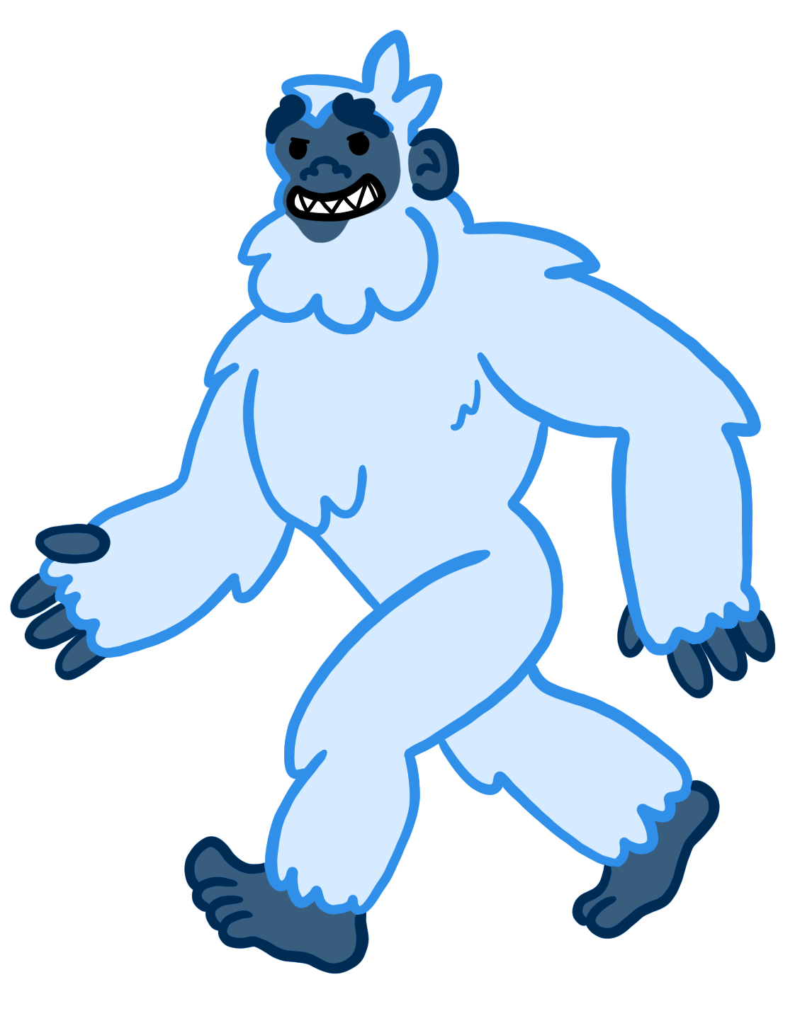 Yeti Clipart Concept Asset for Great American Insurance Group