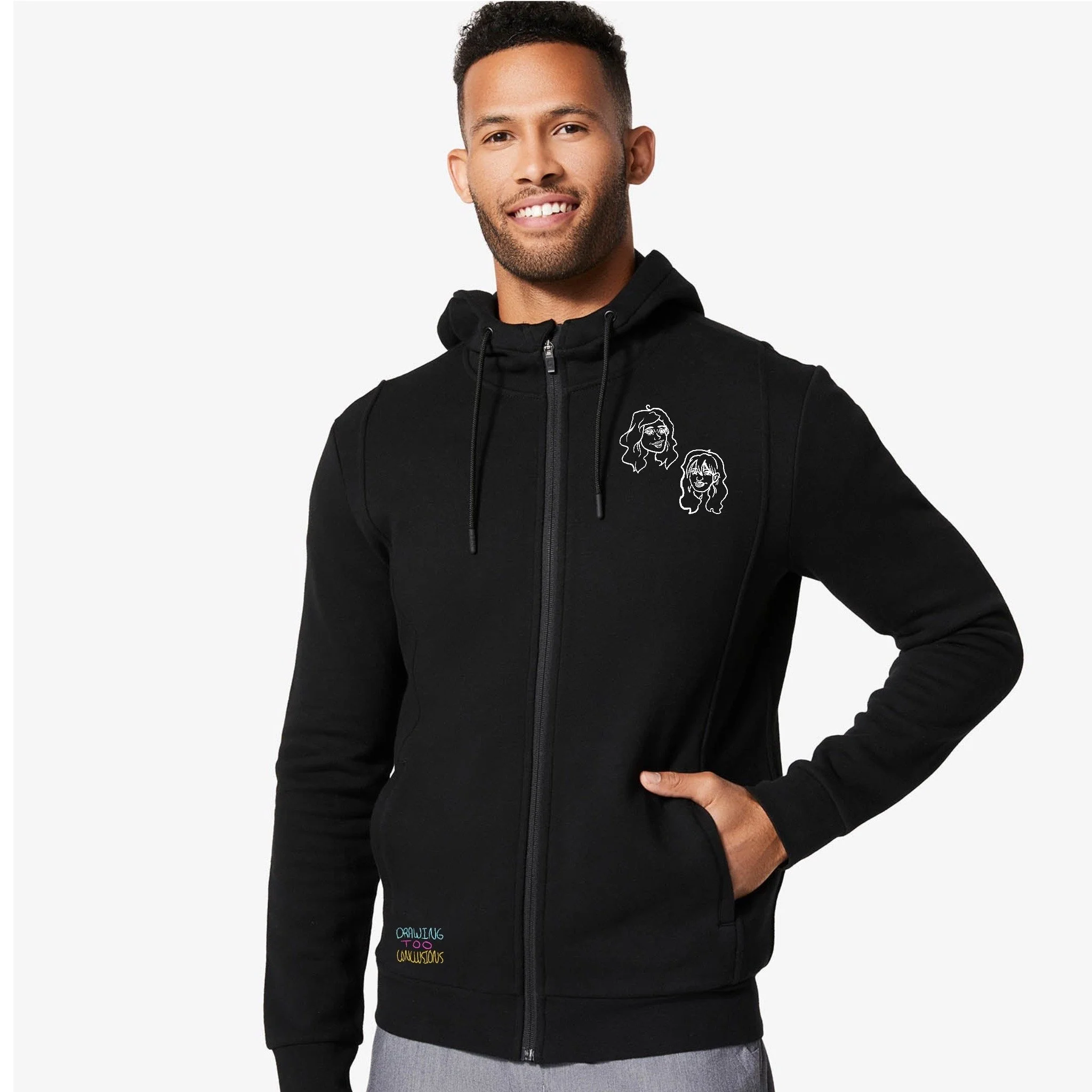 Merch Mock-up for Drawing to Conclusions