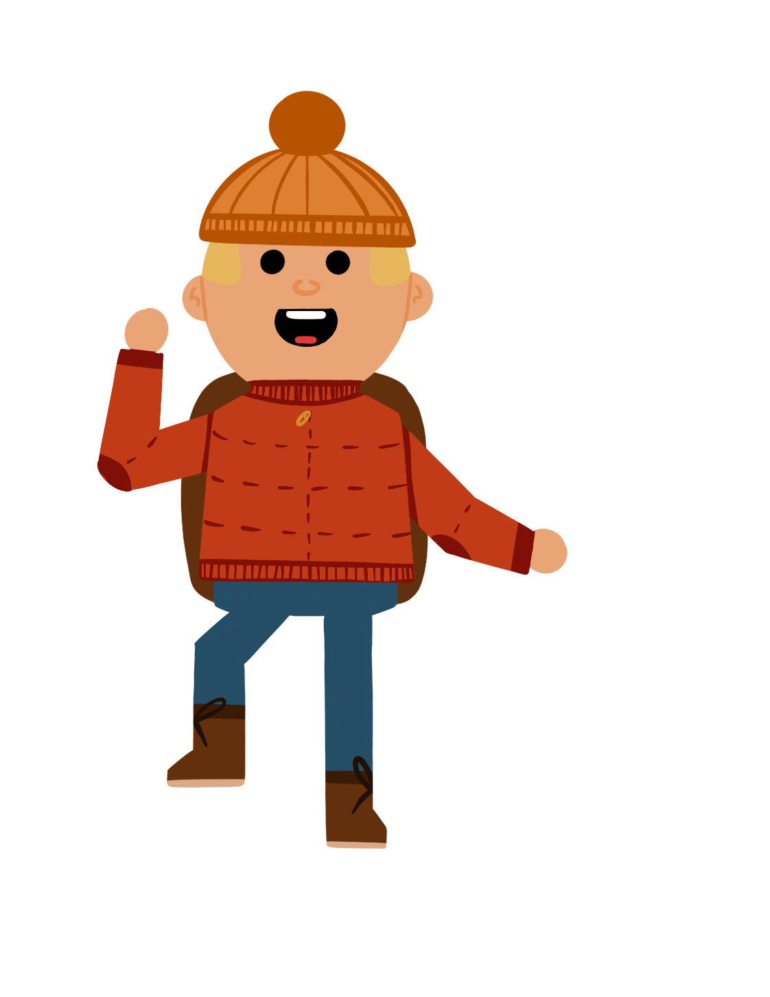 Climber Clipart Concept Asset for Great American Insurance Group