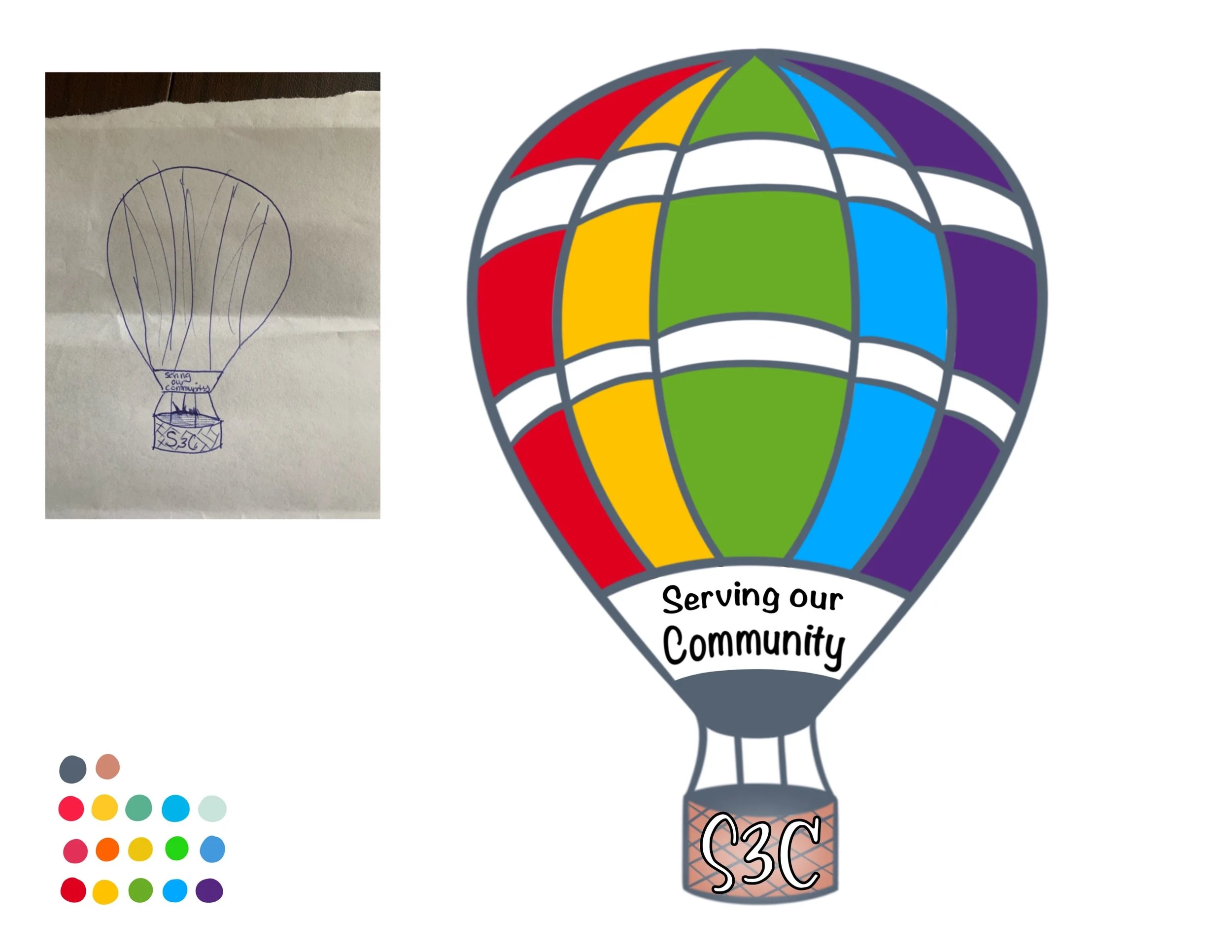 Concept Logo for S3C Charity based on Customer Reference 