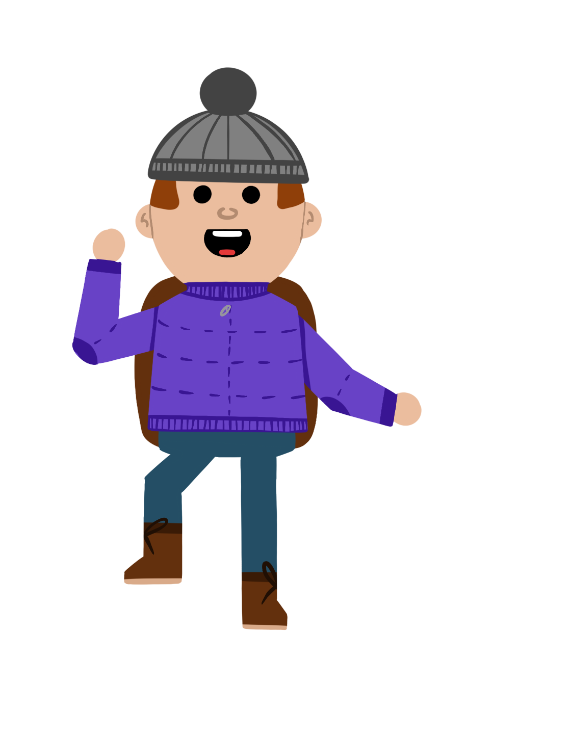 Climber Clipart Concept Asset for Great American Insurance Group