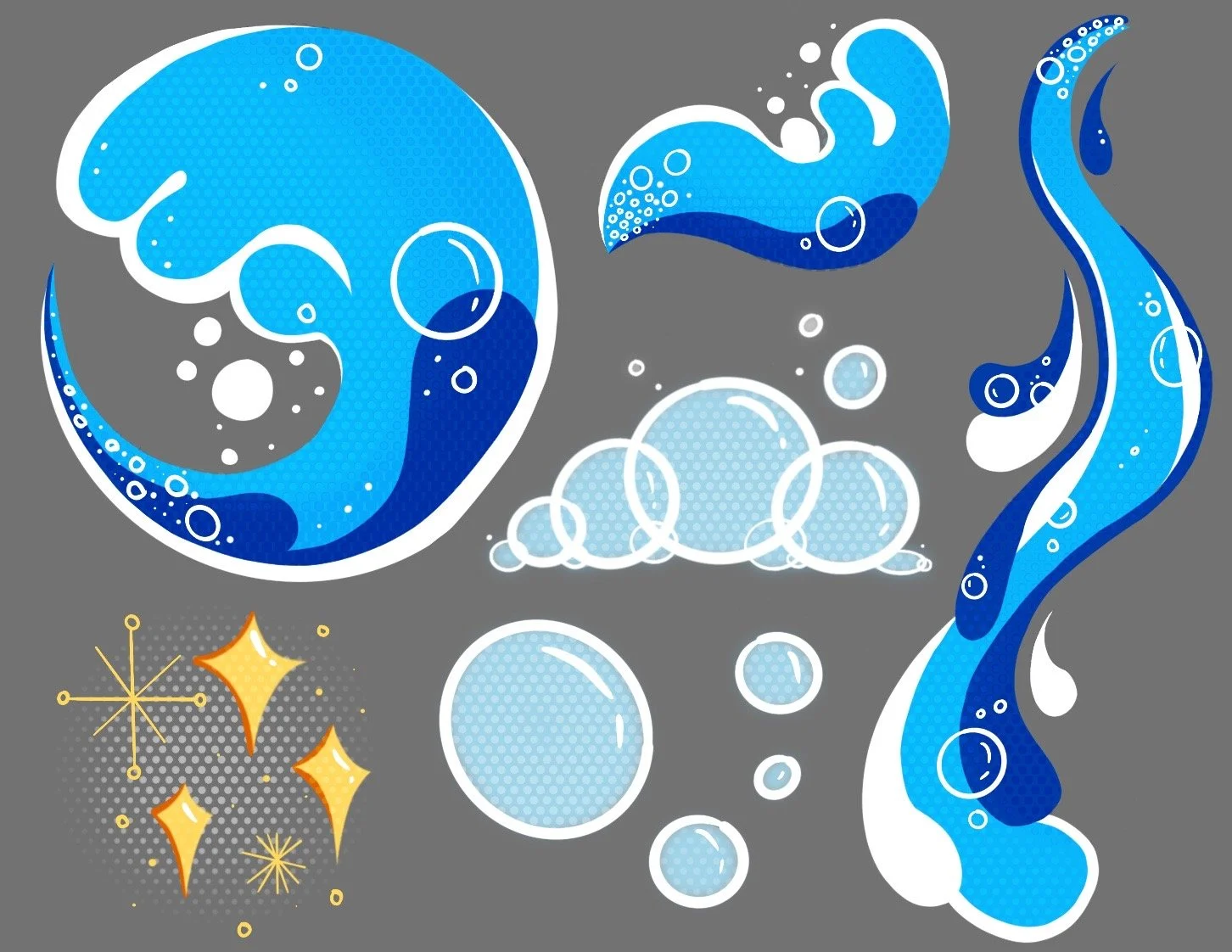 Tide One Wash Miracle Clipart Concepts for P&G