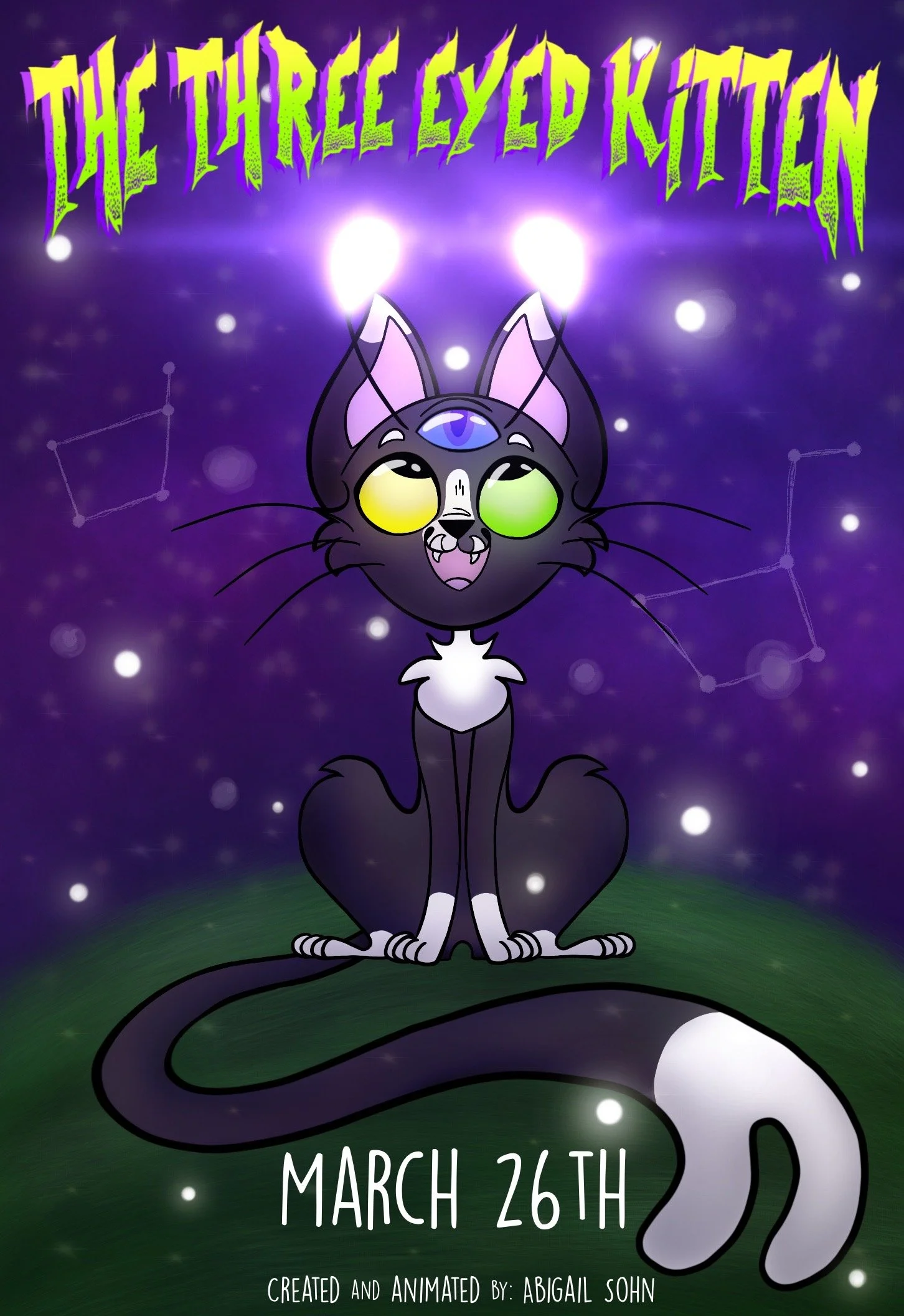 Movie Poster for The Three Eyed Kitten