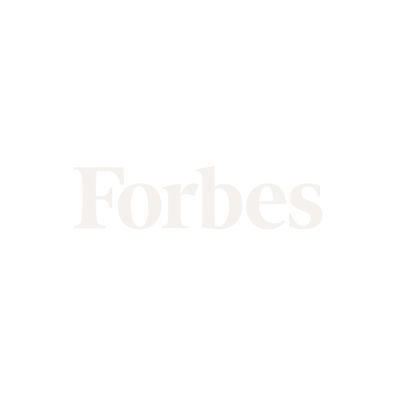 Forbes logo with black background and white text