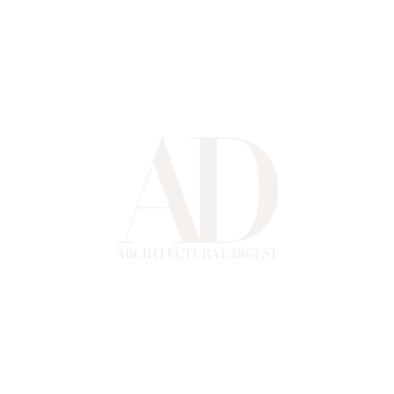 Logo with large letters 'A' and 'D' above the text 'ARCHITECTURAL DIGEST' on a black background.