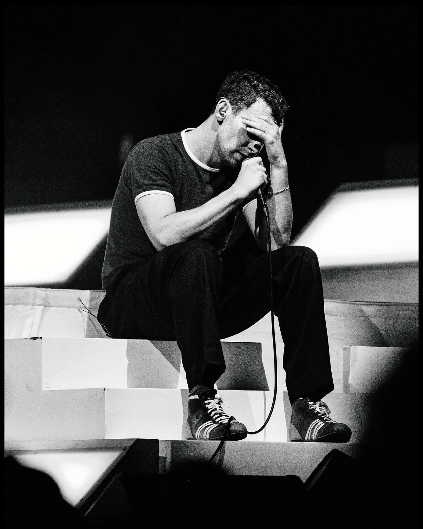 @bleachersmusic at @thegarden in black and white 😮&zwj;💨🤍