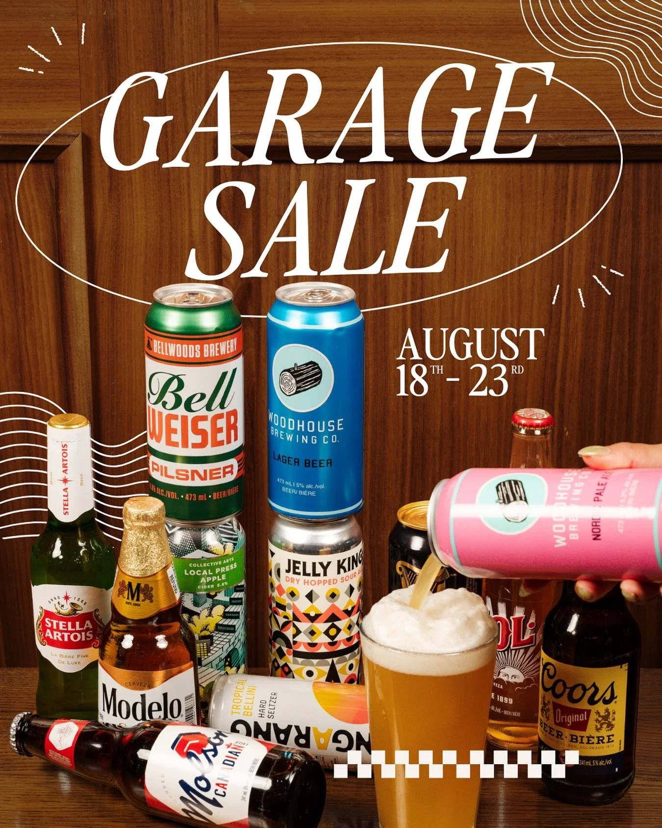 Don&rsquo;t miss out! Swing by our Garage Sale happening at our Airstream Trailer Bar for a lineup of one-of-a-kind drink deals you won&rsquo;t get anywhere else.