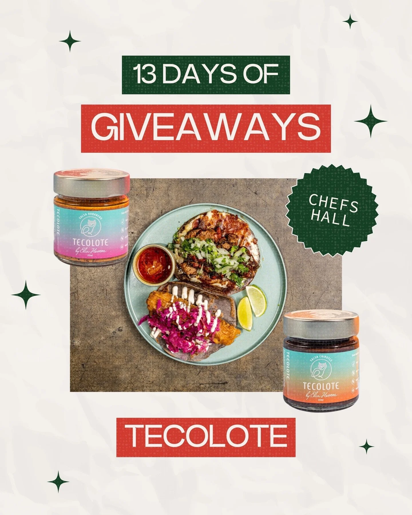 DAY 2 OF 13 DAYS OF GIVEAWAYS! 🎁

We&rsquo;re celebrating the holidays with 13 days of giveaways and today&rsquo;s prize is from @tecolote.ca 🌮 . Every giveaway will run for the full 13 days, which means you can enter every single one for more chan