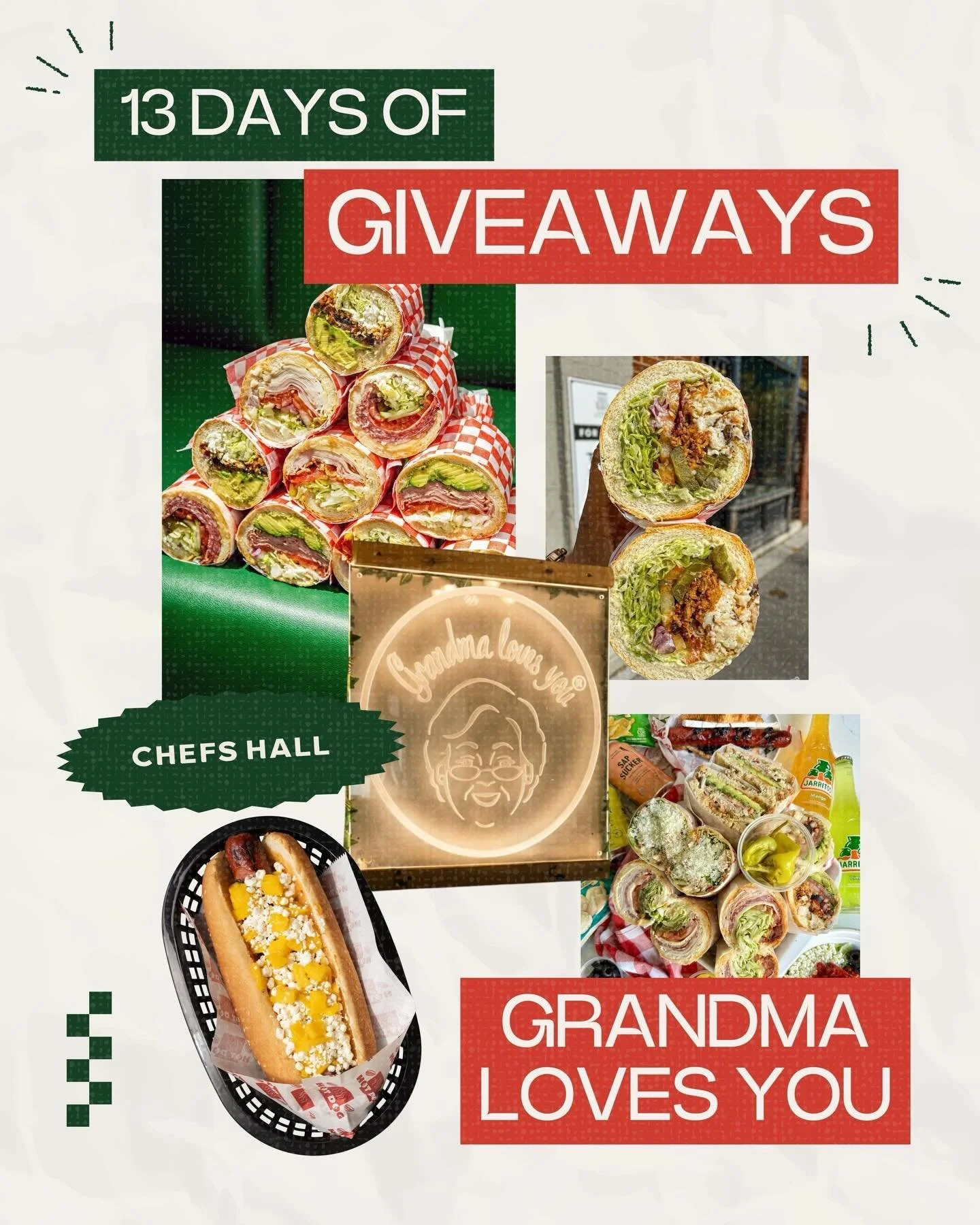 DAY 5 OF 13 DAYS OF GIVEAWAYS! 🎁

We&rsquo;re celebrating the holidays with 13 days of giveaways and today&rsquo;s prize is from @grandmalovesyoutoronto. 🥪 Every giveaway will run for the full 13 days, which means you can enter every single one for