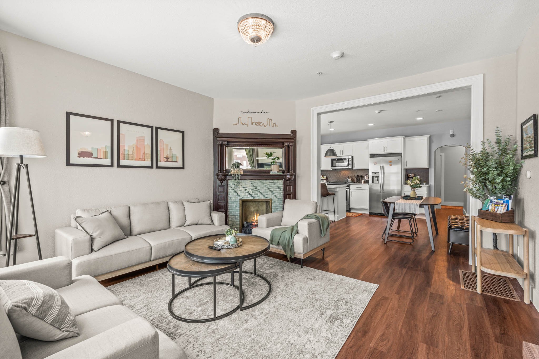 Open Concept Living Room