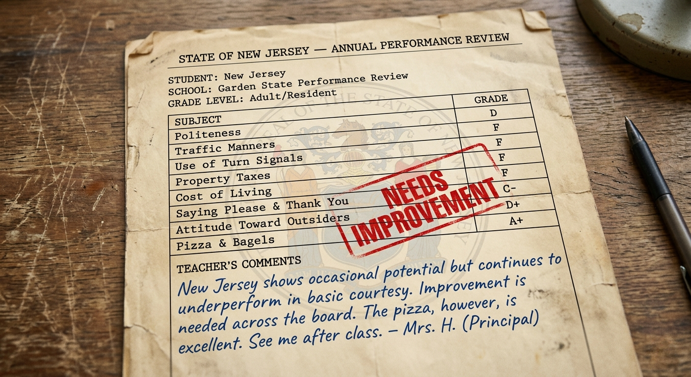 NJ Ranked One of the Rudest States in America. Why Don’t You Go F*ck Yourself