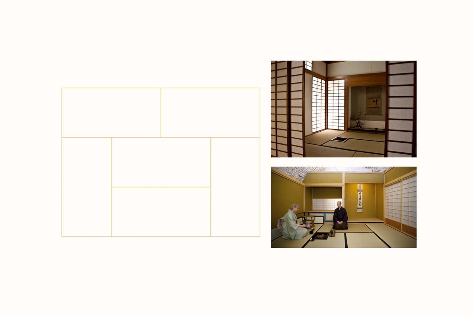 Traditionelles Japanisches Teehaus gebaut nach dem Tatami-Maßen