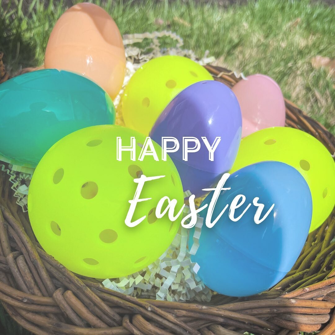 Happy Easter from d3! 

We hope your Easter baskets were filled with pickleballs &amp; hopefully a new paddle (because you can never have too many :)🐰

&ldquo;For God so loved the world, that he gave his one and only Son, that whoever believes in hi