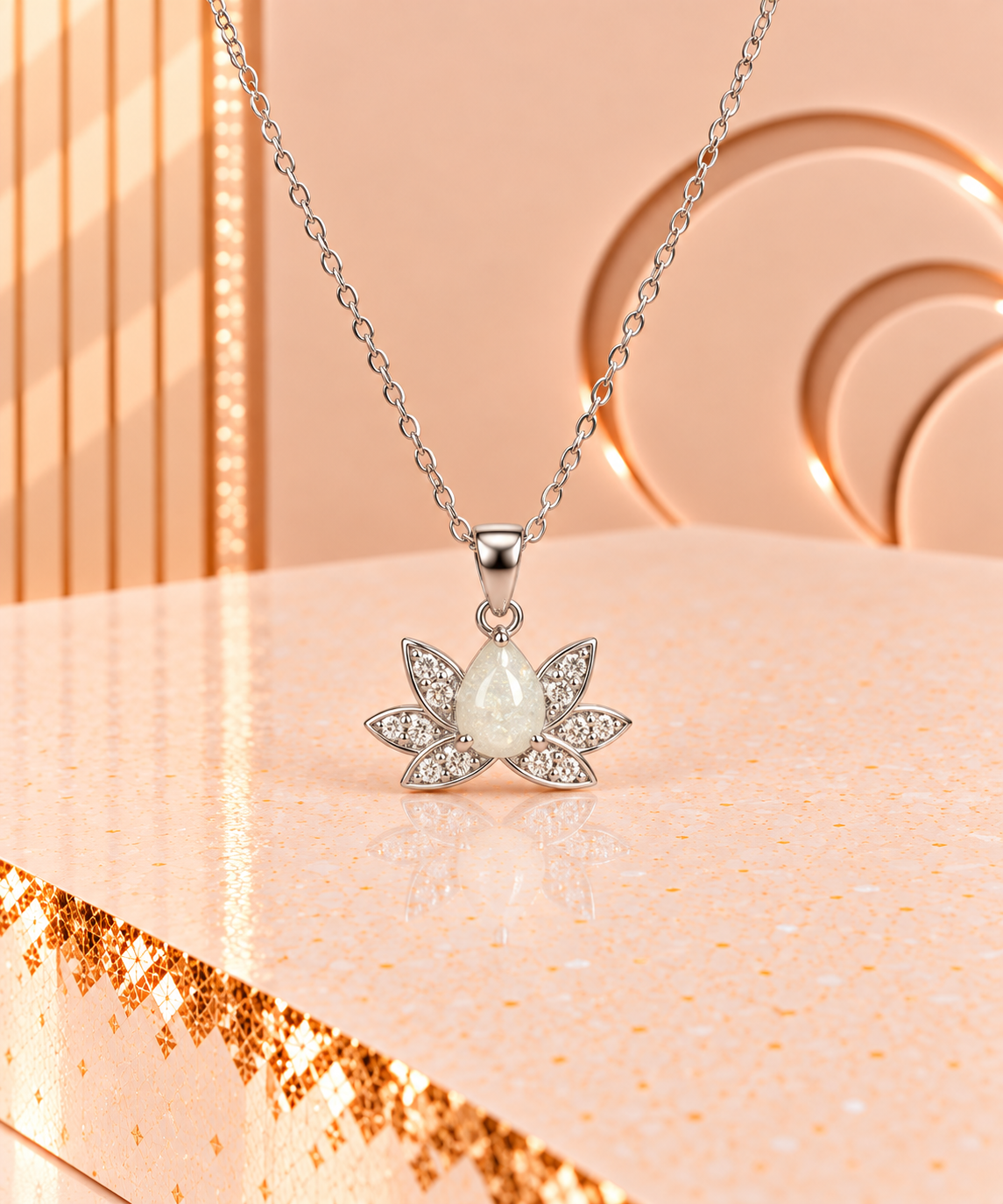 Lotus Flower Necklace