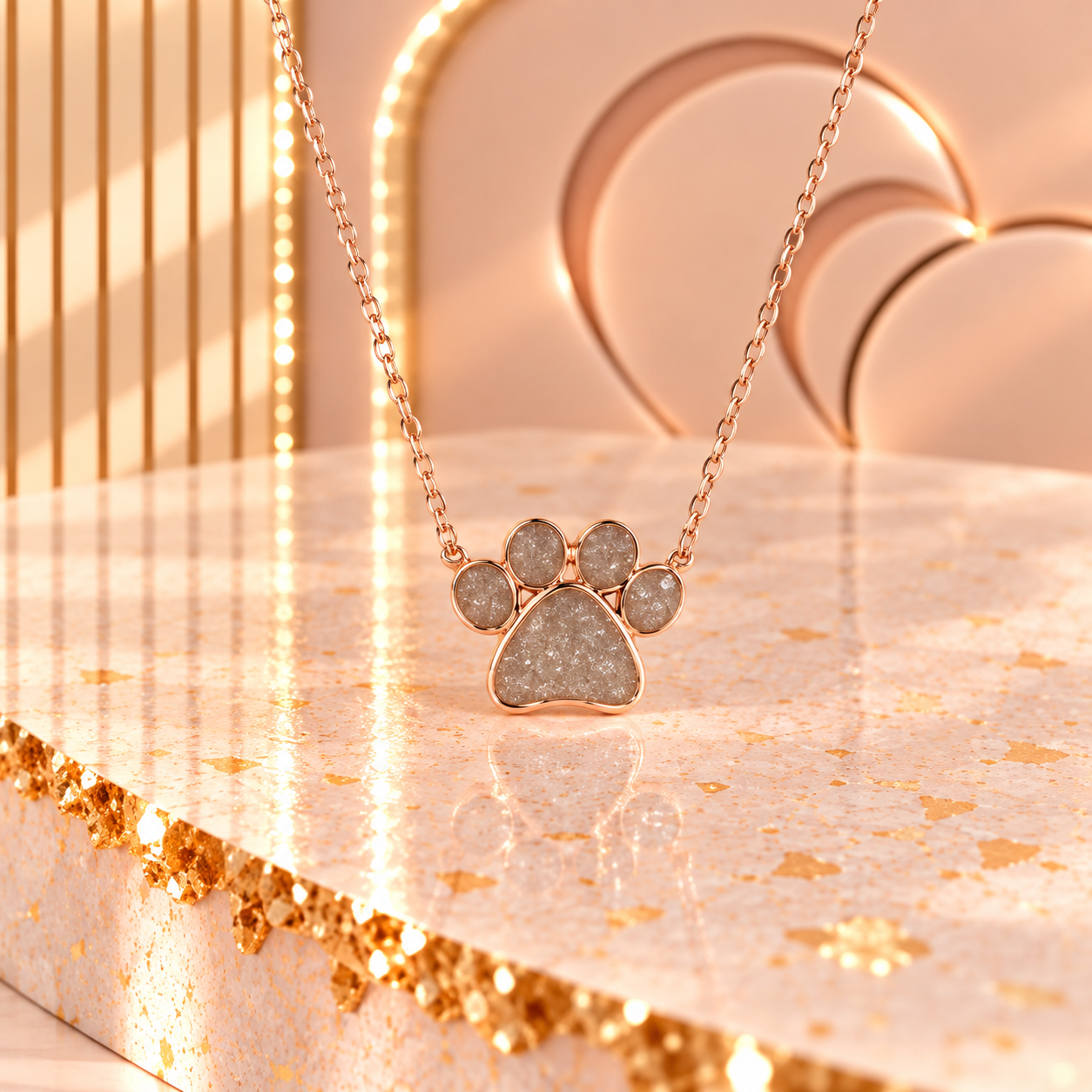 Paw Print Necklace