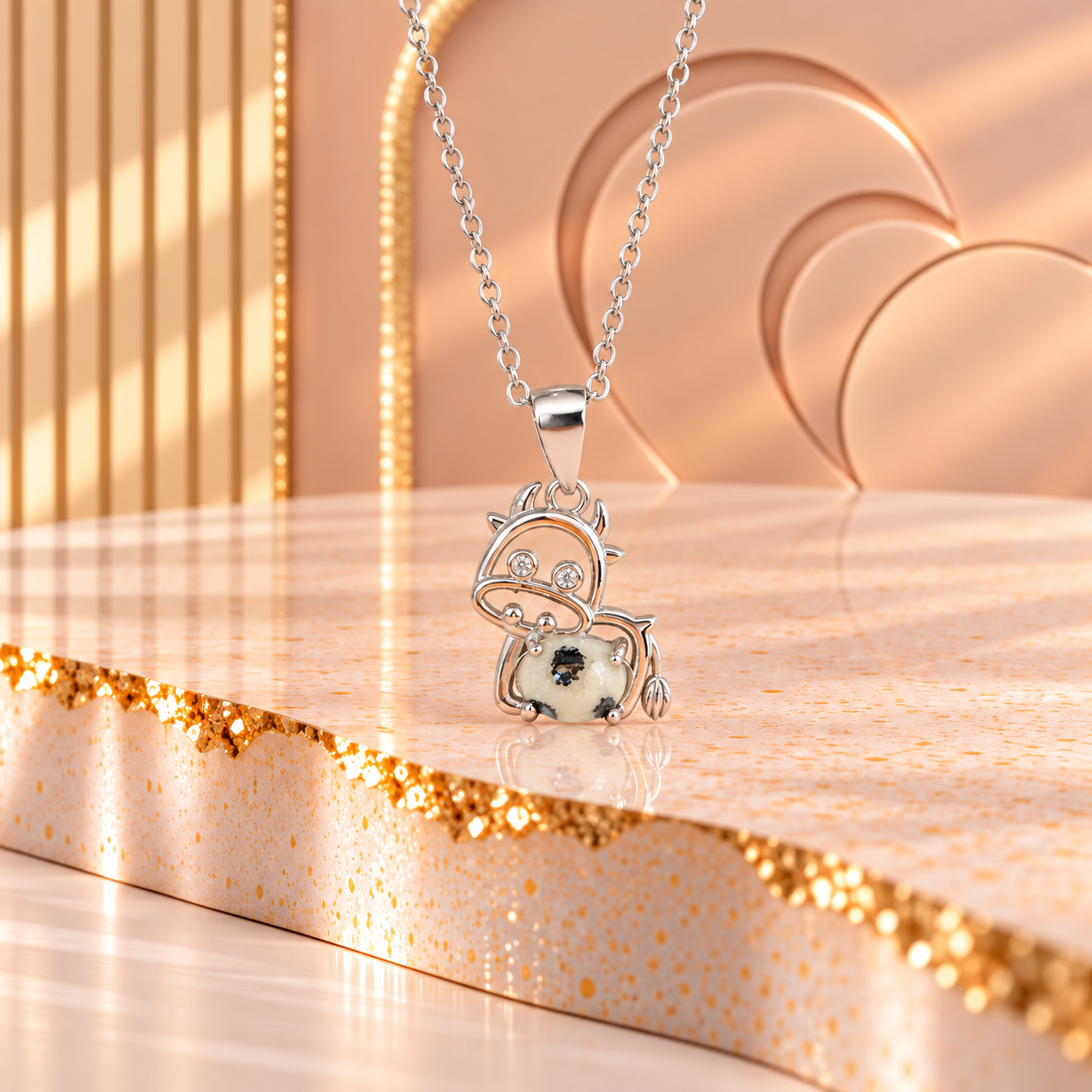 Mama Cow Necklace