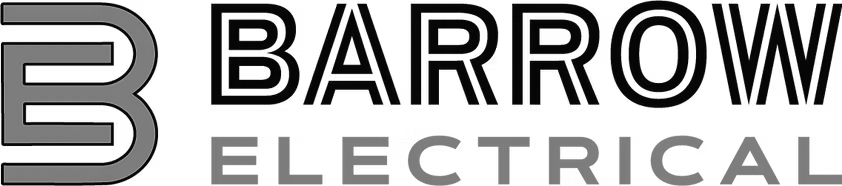 Luke Barrow Electrical logo in black and white
