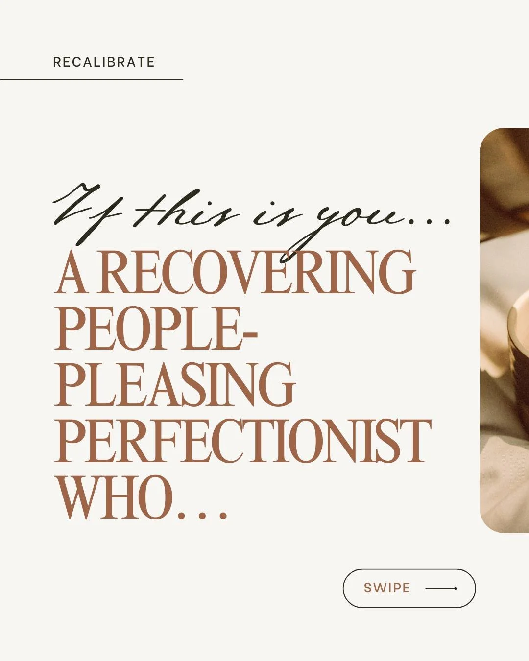 ✨ There's a particular kind of woman I created RECALIBRATE for...

Here&rsquo;s what I kept seeing:

Women who care deeply about the world. 

Brilliant, successful, heart-centered, wildly capable...quietly burning out trying to keep up with a life th