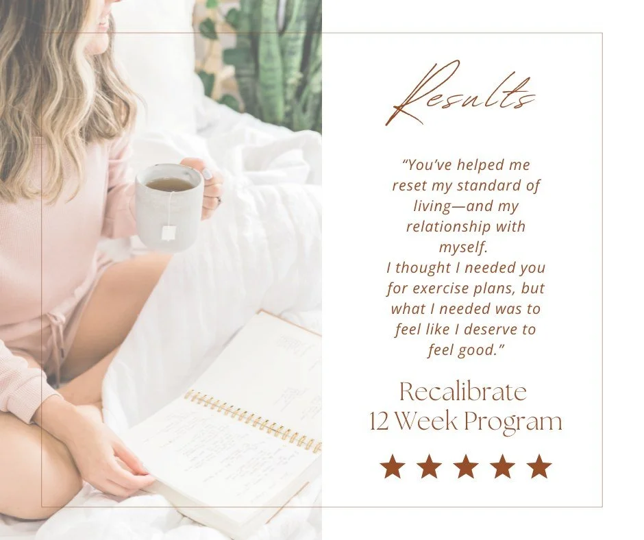 The One Where She Realized She Deserves to Feel Good

She came to coaching thinking she needed help staying accountable to workouts or a meal plan. 

(Spoiler: she didn&rsquo;t.)

What she really needed was permission to feel good again, and support 
