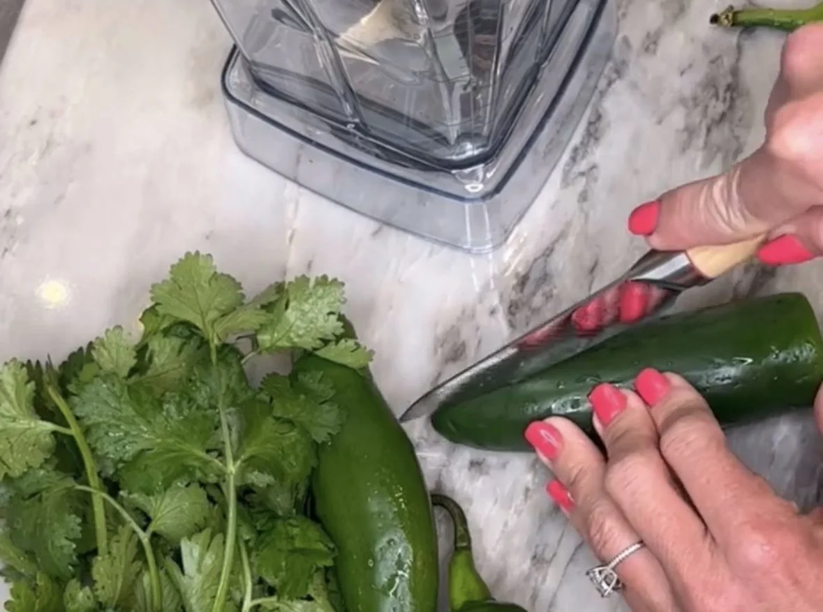 Cilantro Jalapeño Hummus